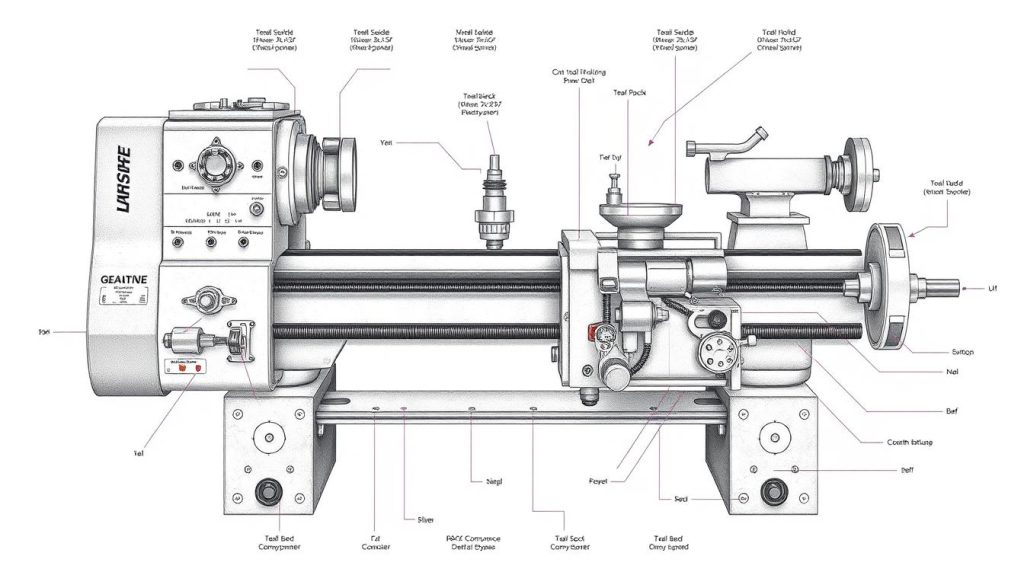 CNC lathe components