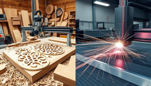 cnc router vs laser cut