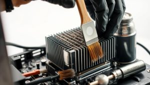 how to clean heat sink computer