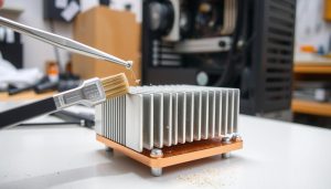 how to clean heat sink cpu